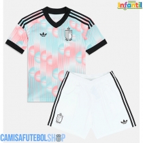 Camisa de time de futebol Bélgica Replicas 2º Equipamento Infantil Mundo 2026 Manga Curta (+ Calças curtas)